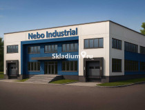 Вид здания. Сухой склад (+18) Склад Небо Industrial Челябинская обл, Сосновский р-н, поселок Нагорный, 20 000 м2 фото 2